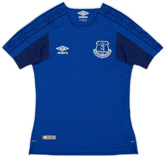 Umbro 2017-18 Everton Home Shirt - 9/10 - (S.Boys)