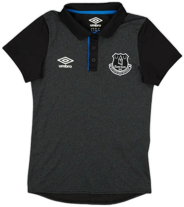 2018-19 Everton Umbro Polo Shirt - 9/10 - (S.Boys)