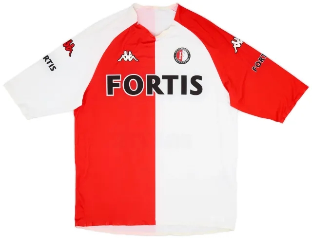 Kappa 2006-07 Feyenoord Player Issue Home Shirt - 8/10 - (XXL)