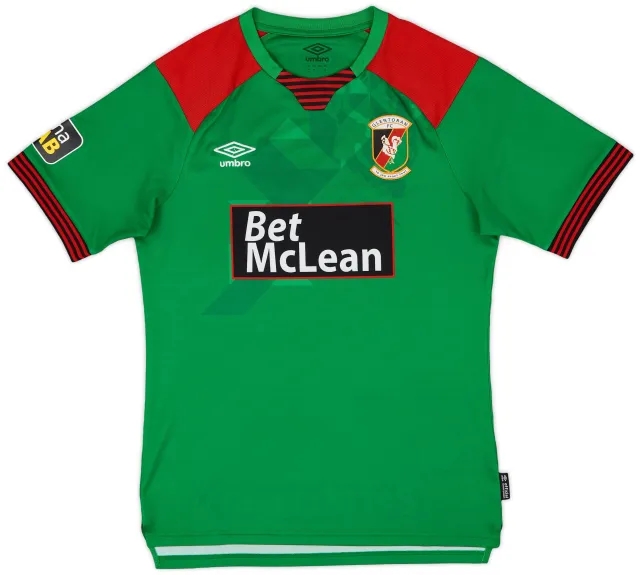 Umbro 2020-21 Glentoran Home Shirt - 9/10 - (M)