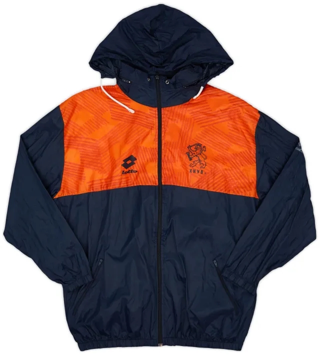 1992-93 Netherlands Lotto Track Jacket - 8/10 - (XXL)