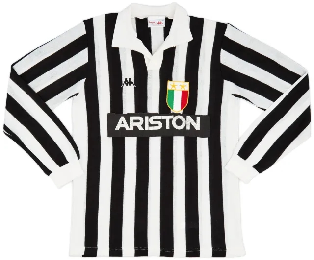 Kappa 1982-83 Juventus Home L/S Shirt #8 - 9/10 - (S)