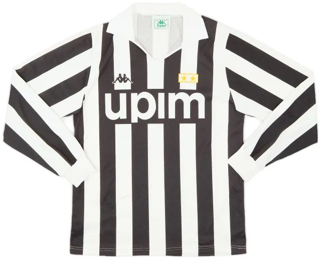 Kappa 1991-92 Juventus Basic Home L/S Shirt - 7/10 - (S)