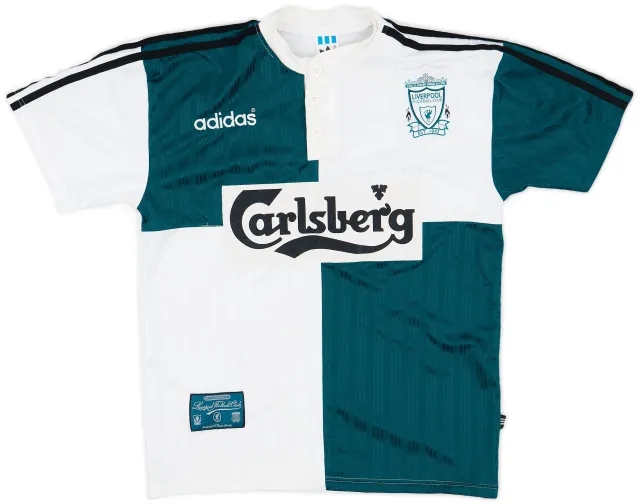adidas 1995-96 Liverpool Away Shirt - 6/10 - (S)