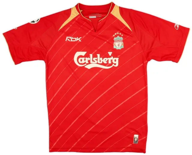 Reebok 2005-06 Liverpool CL Home Shirt - 5/10 - (S)