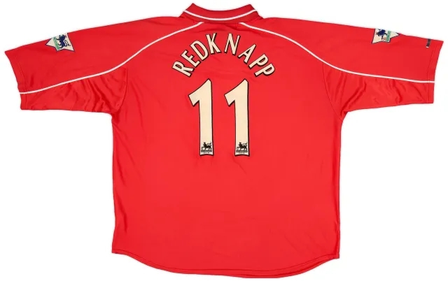 Reebok 2000-02 Liverpool Home Shirt Redknapp #11 - 5/10 - (XXL)