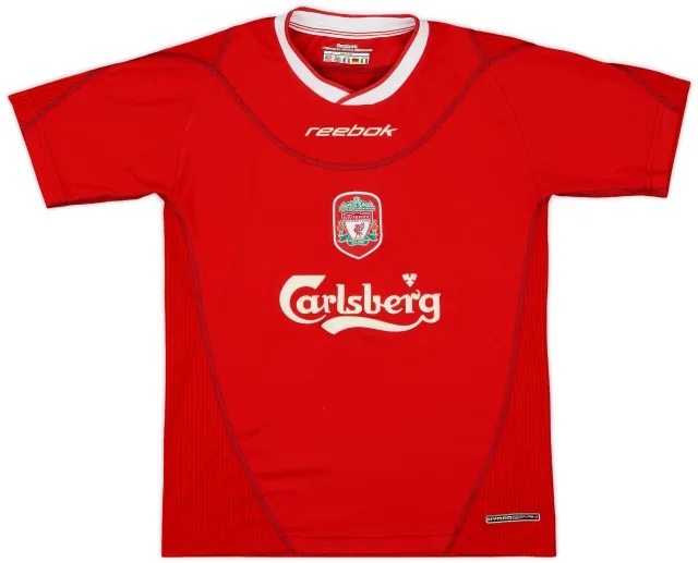 Reebok 2002-04 Liverpool Home Shirt - 8/10 - (L.Boys)