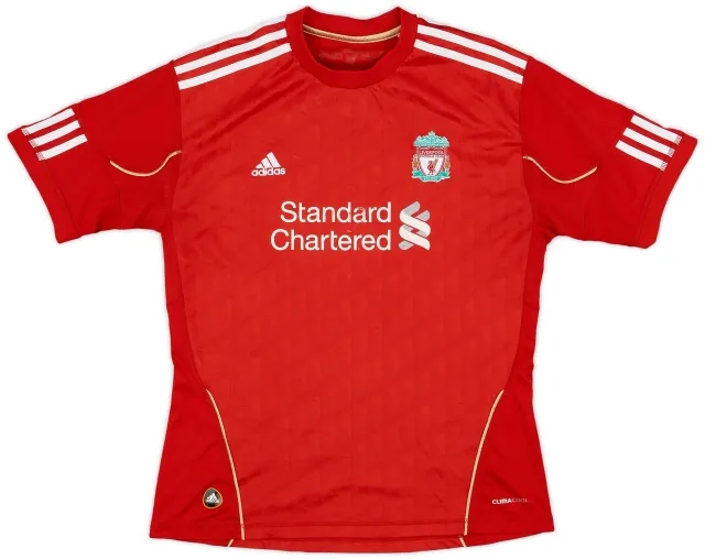 adidas 2010-12 Liverpool Home Shirt - 5/10 - (XL.Boys)