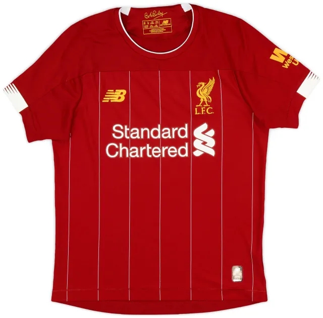 NewBalance 2019-20 Liverpool Home Shirt - 8/10 - (L.Boys)