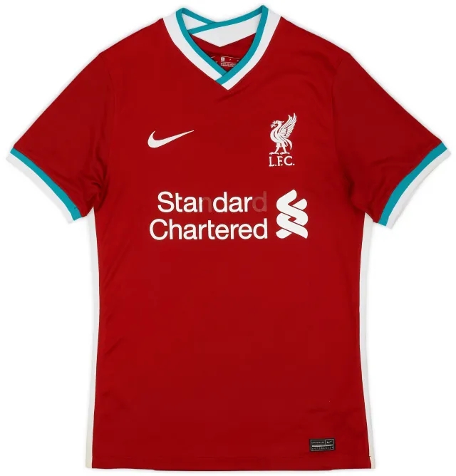 Nike 2020-21 Liverpool Home Shirt - 4/10 - (S)