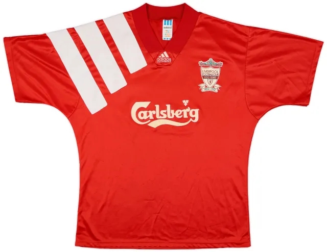 adidas 1992-93 Liverpool Centenary Home Shirt - 8/10 - (XL)