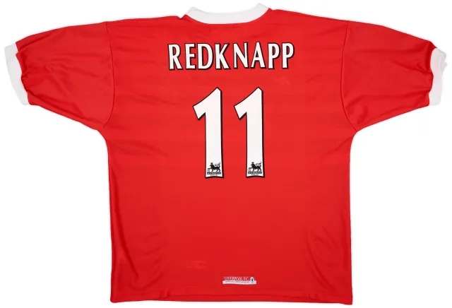 Reebok 1998-00 Liverpool Home Shirt Redknapp #11 (XL)