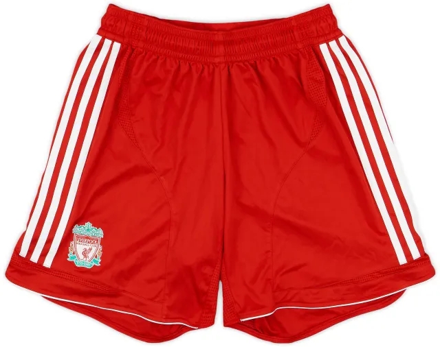 adidas 2006-08 Liverpool Home Shorts - 8/10 - (M)