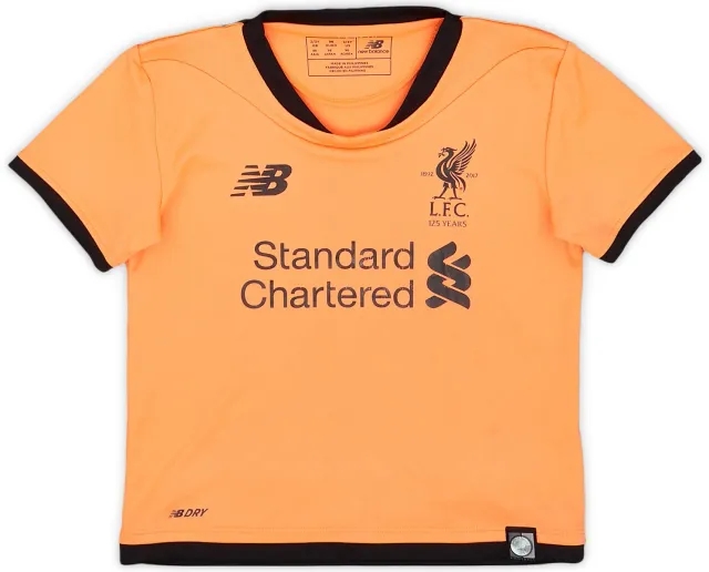 NewBalance 2017-18 Liverpool 125 Years Third Shirt - 6/10 - (2-3 Years)