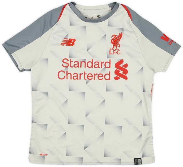 NewBalance 2018-19 Liverpool Third Shirt - 6/10 - (S.Boys)