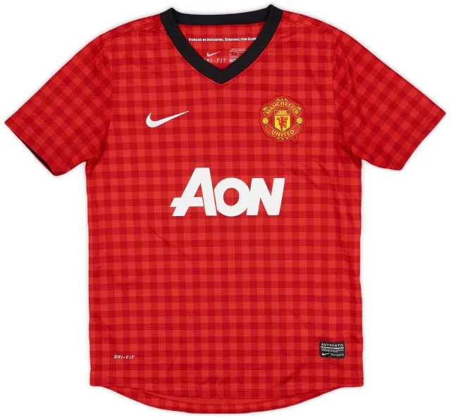 Nike 2012-13 Manchester United Home Shirt - 9/10 - (M.Boys)