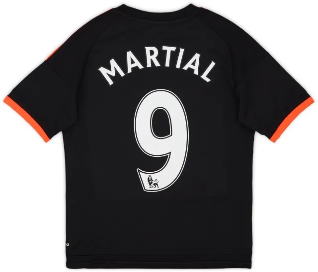 adidas 2015-16 Manchester United Third Shirt Martial #9 - 9/10 - (M.Boys)