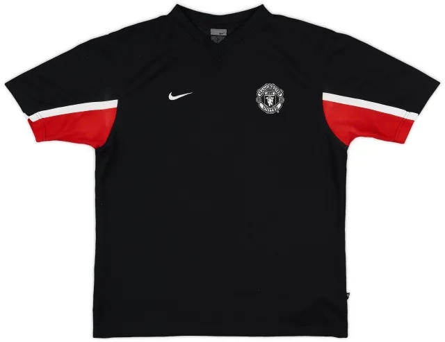2003-04 Manchester United Nike Training Shirt - 8/10 - (L)