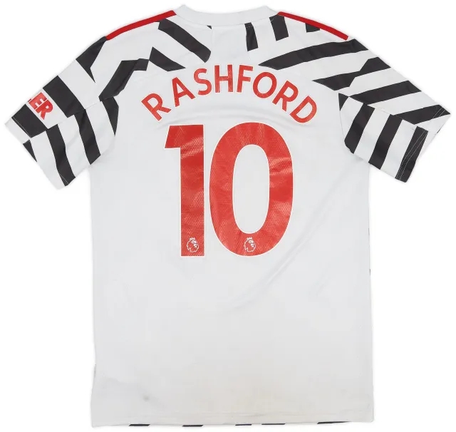 adidas 2020-21 Manchester United Third Shirt Rashford #10 - 3/10 - (S)