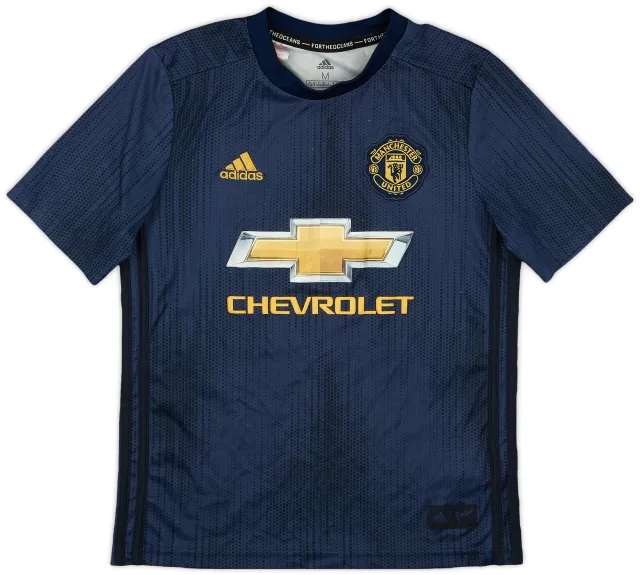 adidas 2018-19 Manchester United Third Shirt - 7/10 - (M.Boys)