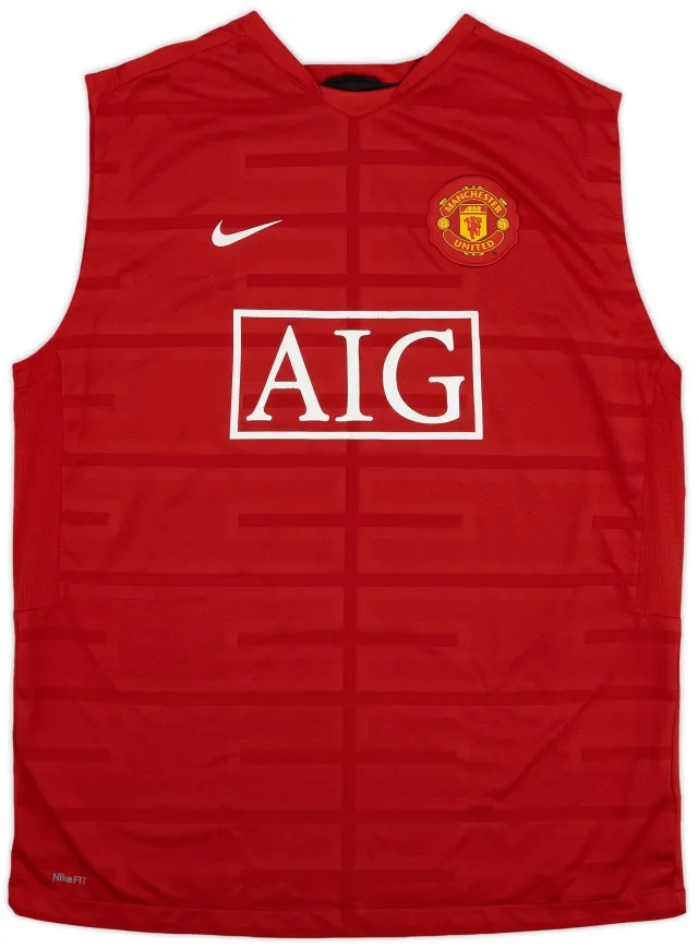 2009-10 Manchester United Nike Track Pants/Bottoms - 6/10 - (XL)
