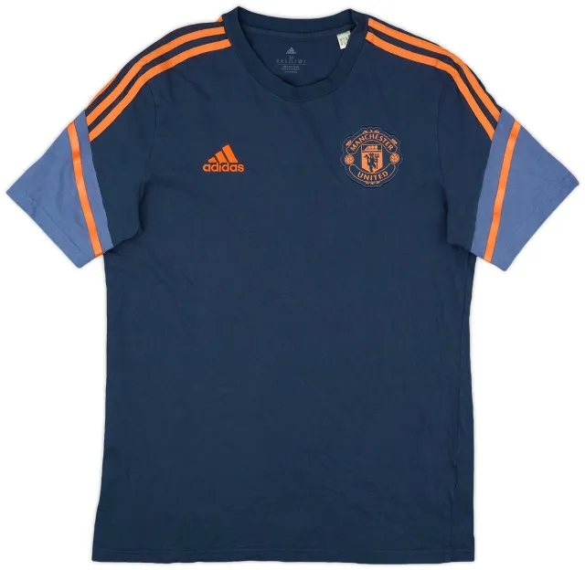 2022-23 Manchester United adidas Cotton Tee - 9/10 - (M)