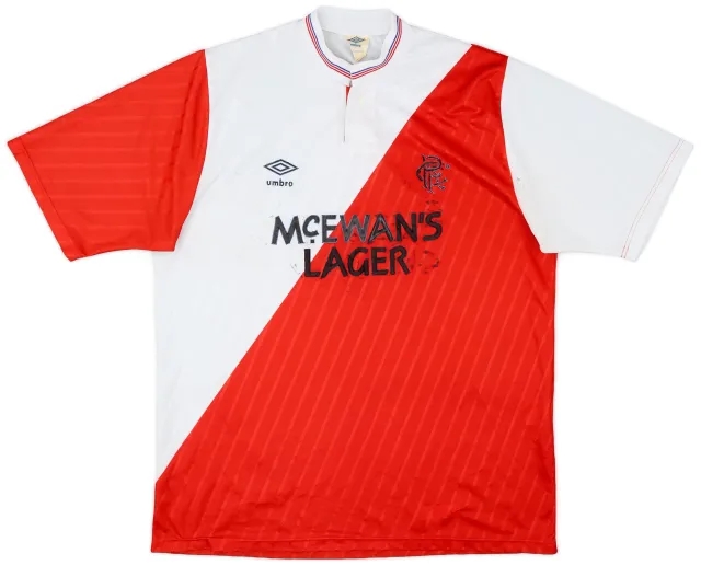 Umbro 1987-90 Rangers Away Shirt - 4/10 - (L)