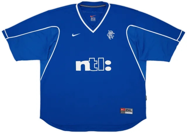 Nike 1999-01 Rangers Home Shirt - 5/10 - (XXL)