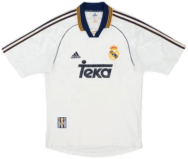 adidas 1998-00 Real Madrid 'Final Copa De Europa' Home Shirt - 5/10 - (S)