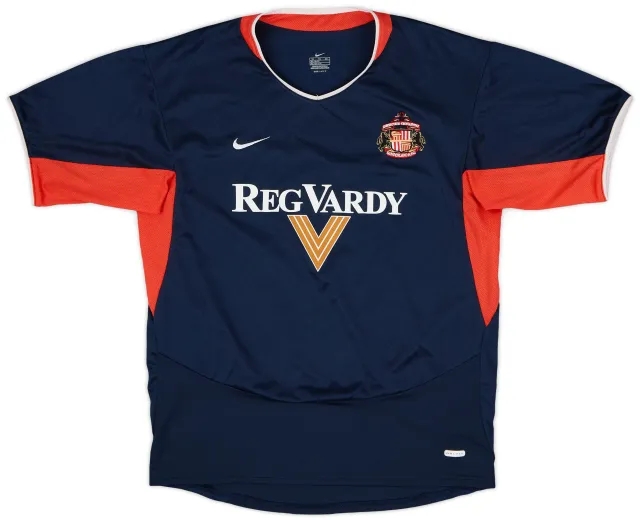 Nike 2003-04 Sunderland Away Shirt - 9/10 - (XL.Boys)