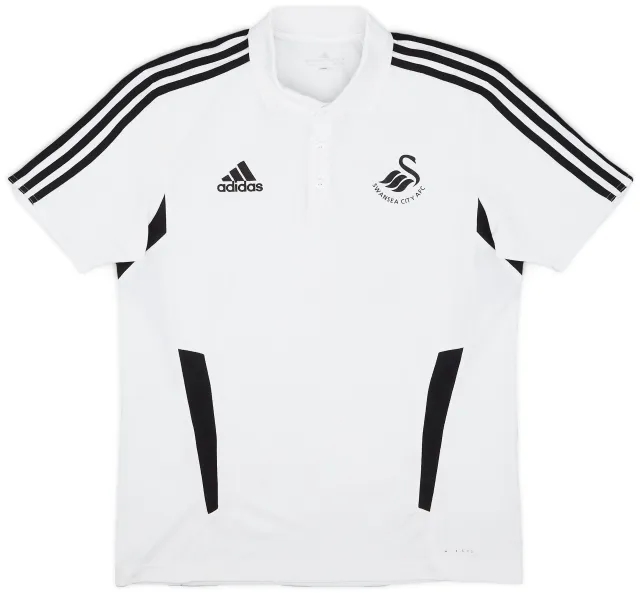 2011-12 Swansea adidas Polo Shirt - 6/10 - (M)