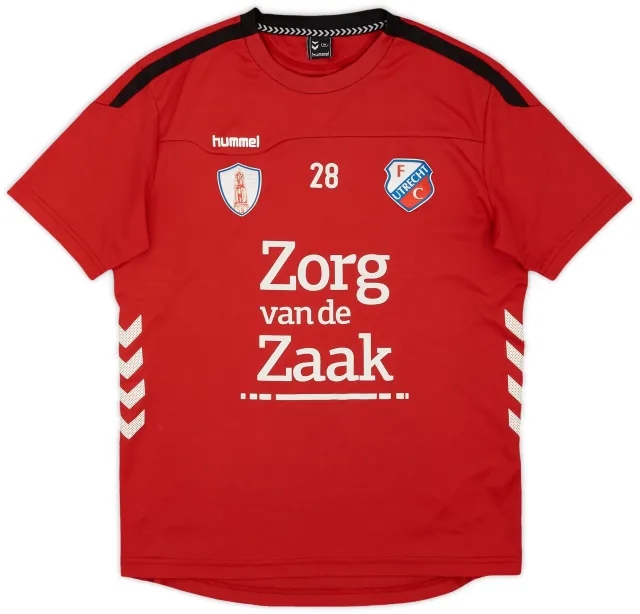 2016-17 Utrecht Hummel Player Issue Training Shirt #28 - 9/10 - (M)
