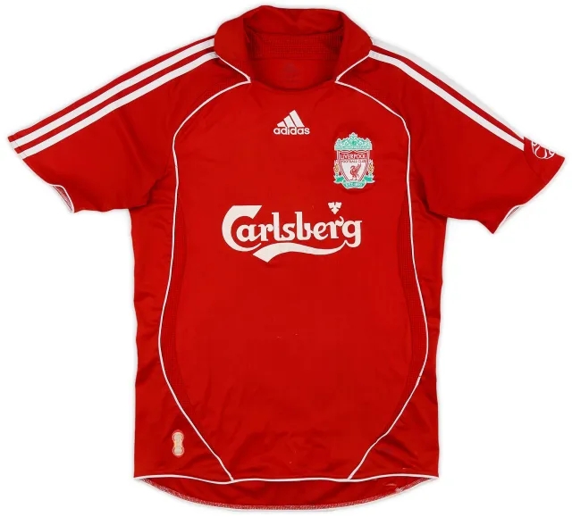 adidas 2006-08 Liverpool Home Shirt Alonso #14 - 6/10 - (S)