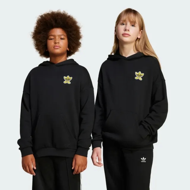 Adidas Smiley Unisex Hoodies - Black