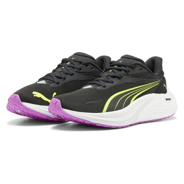 PUMA Women's Electrify NITRO 4 Running Shoes - Black/Yellow Alert -  Size: UK 8