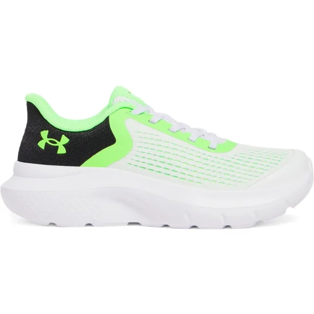 Boys' Pre-School  Under Armour  Rogue 5 AL Running Shoes White / Black / Hyper Green 13