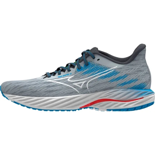 Mizuno Wave Inspire 21 Stability Running Shoe Men - Grey, White
