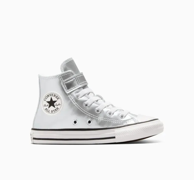 Converse silver all star hi 1v Junior trainers