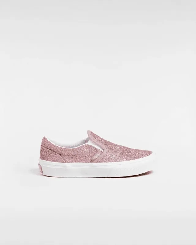 Vans - Kids Slip-On Glitter Shoes (4-8 Years), Pink
