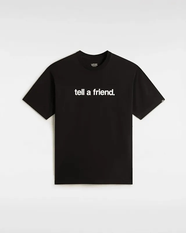 Vans - Tell A Friend T-Shirt, Man, Black