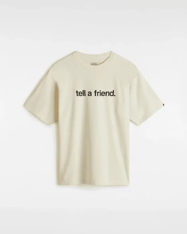 Vans - Tell A Friend T-Shirt, Man, Beige