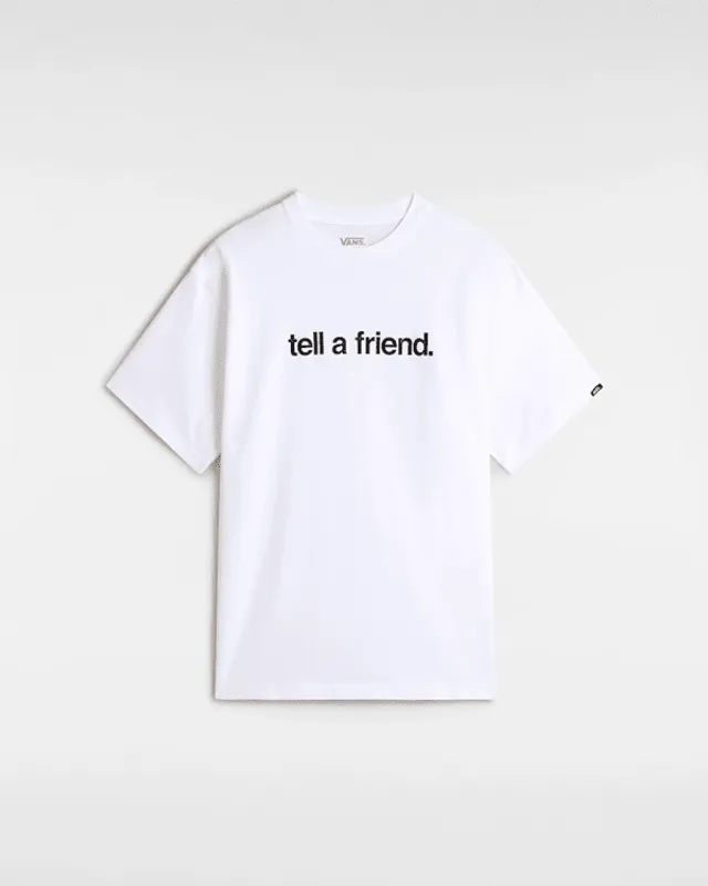 Vans - Tell A Friend T-Shirt, Man, White