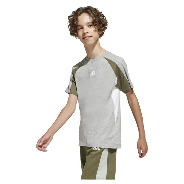 adidas  -  boys's Children's T shirt in Grey