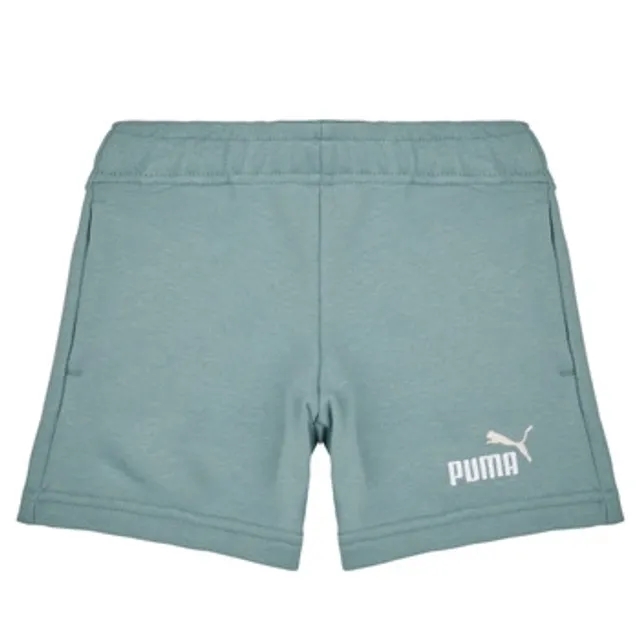 Puma  ESS 2 COLOR NO1 LOGO SHORTS  boys's Children's shorts in Green