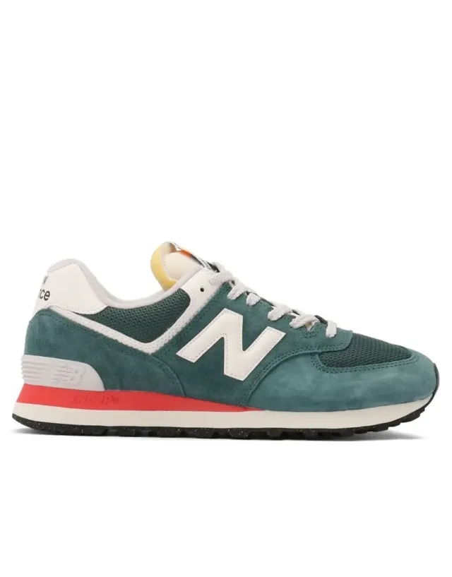 New Balance 574 Women Shoes - Green
