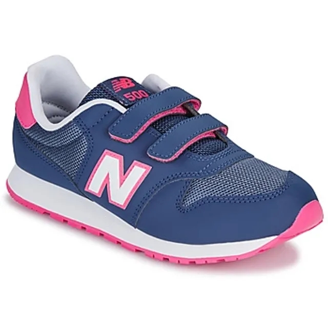 New Balance  500  girls's Children's Shoes (Trainers) in Blue
