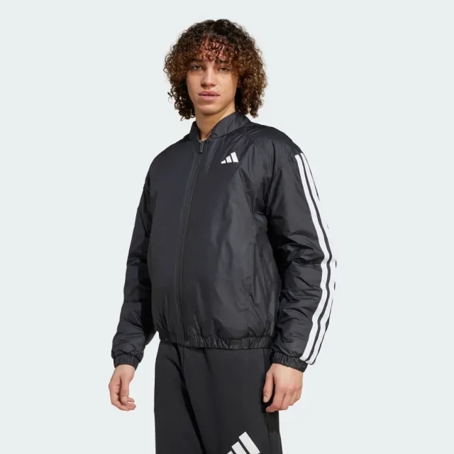 adidas Men Essentials 3 Stripes Insulated Bomber Jacket
