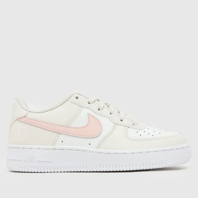 Nike Junior Air Force 1 Low Trainer - White - Size 5.5 - White