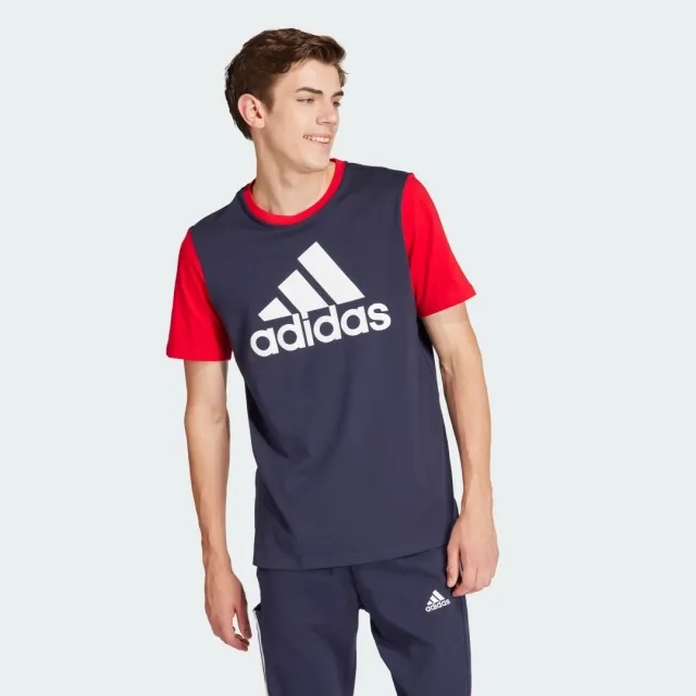 adidas Men Essentials Single Jersey Big Logo Tee
