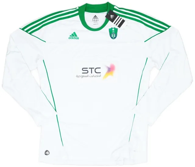 adidas 2010-11 Al-Ahli Saudi Home L/S Shirt (XL)